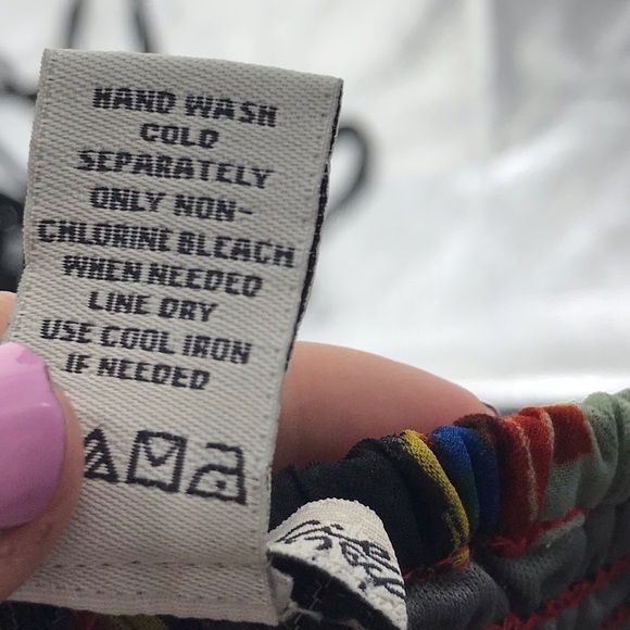 American Rag Abstract Print Halter Top Dress - Picture 4 of 4